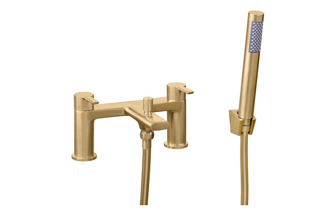 Rokel Bath/Shower Mixer - Brushed Brass