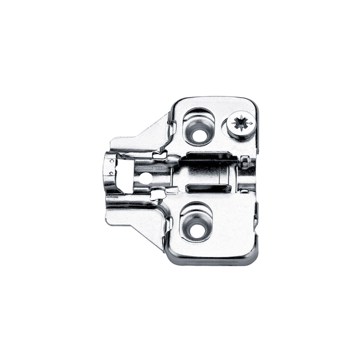 Cam adjustable hinge back plate - 0mm - Standard screw