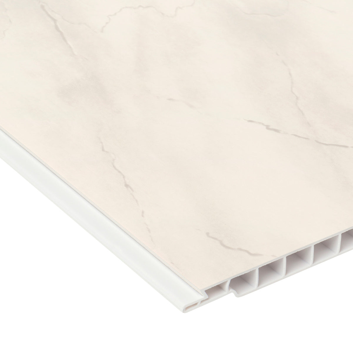 PVC Wall Panels - Light Grey Marble (T&amp;G)
