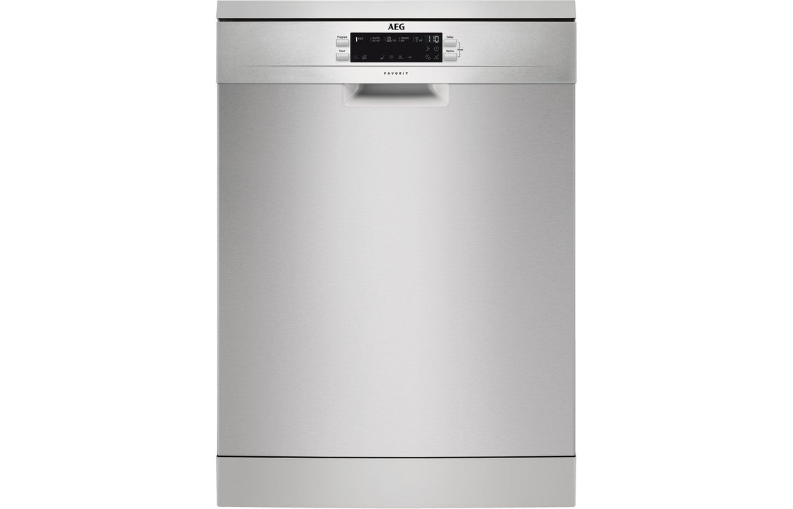 AEG FFB53940ZM F/S 14 Place Dishwasher - Stainless Steel