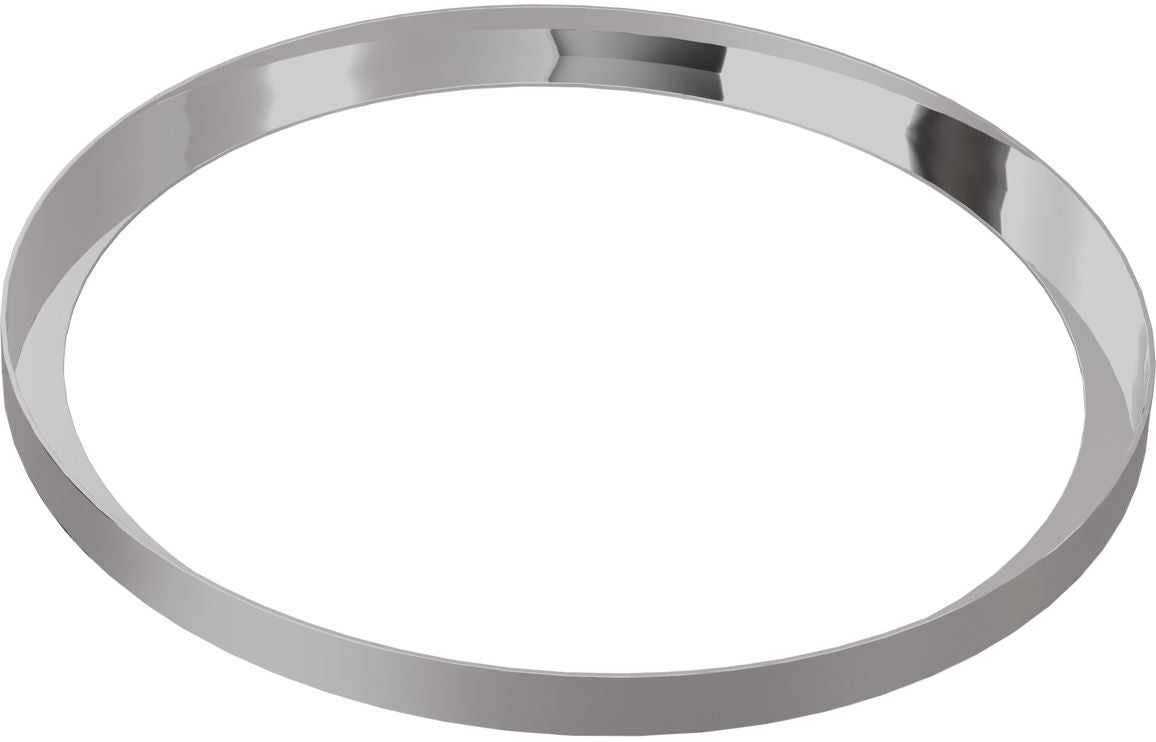 Abode Cava Round Basin Plin Tap Hole  - Chrome