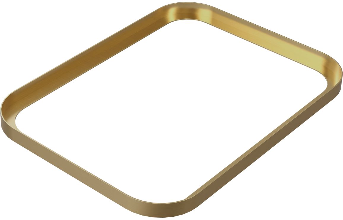 Abode Cava Tablet Basin Plin Tap Hole  - Brushed Brass