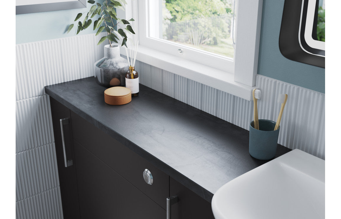 Annalise 300mm 3 Drawer Unit - Matt Graphite Grey
