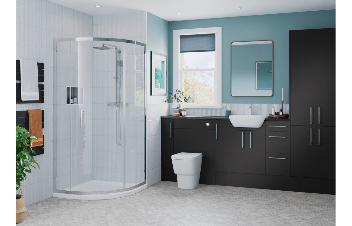 Annalise 300mm 3 Drawer Unit - Matt Graphite Grey