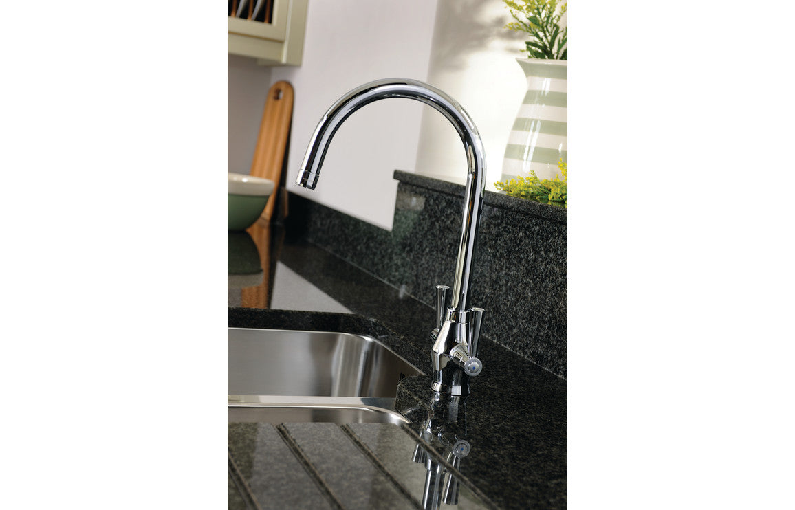 Abode Trydent 1B Inset Stainless Steel Sink &amp; Astral Tap Pack