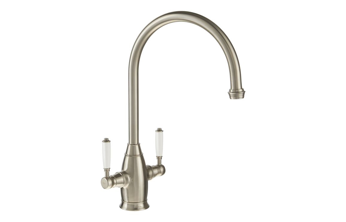 Abode Oxbury Monobloc Mixer Tap - Brushed Nickel