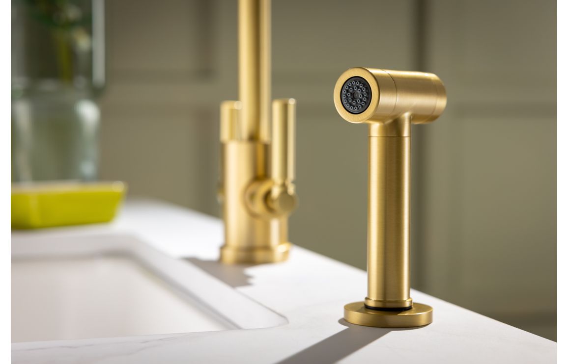 Abode Click Handspray - Brushed Brass