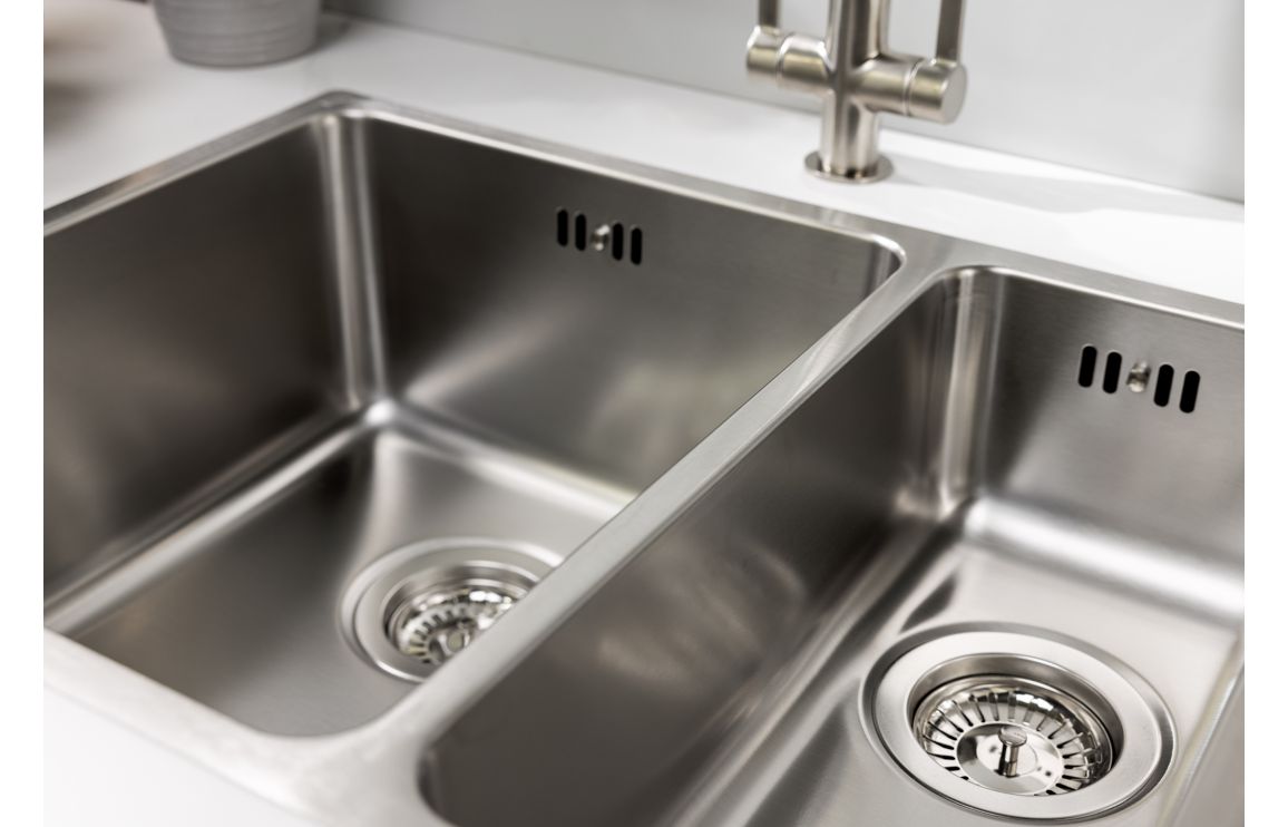 Abode Matrix R25 1.5B LHMB Inset/Undermount Sink - Stainless Steel