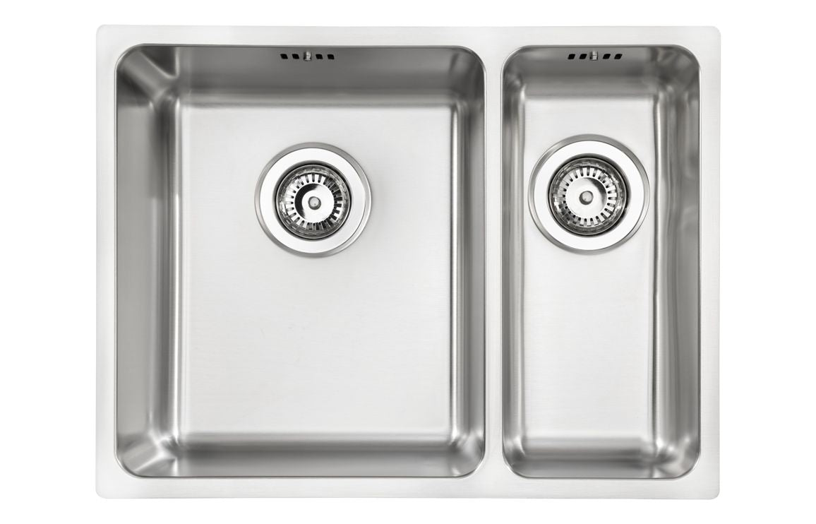 Abode Matrix R25 1.5B LHMB Inset/Undermount Sink - Stainless Steel