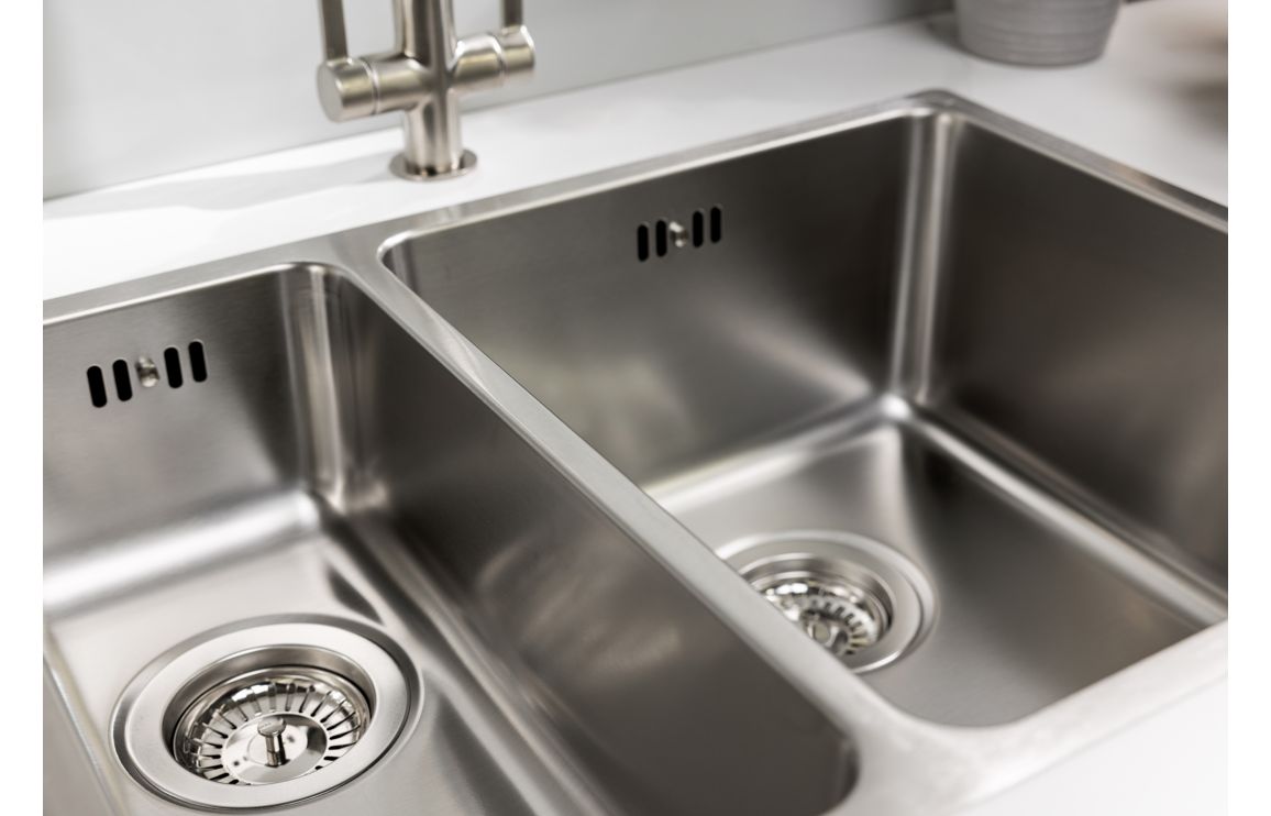 Abode Matrix R25 1.5B RHMB Inset/Undermount Sink - Stainless Steel