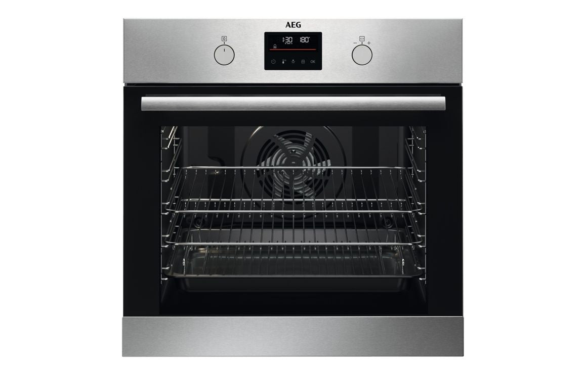 AEG BPK355061M Single Pyrolytic Oven With Steam - Stainless Steel