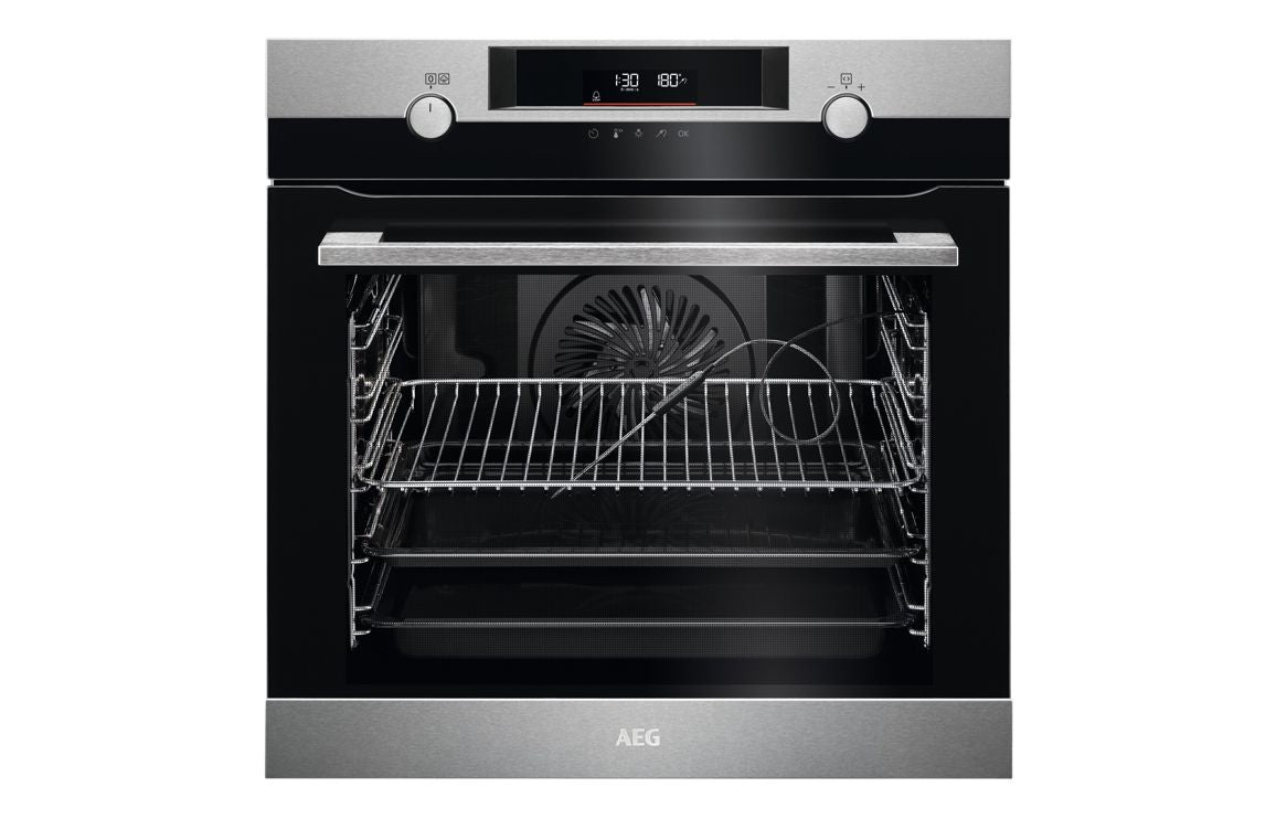 AEG BPK556260M Single Pyrolytic Oven With Steam - Stainless Steel