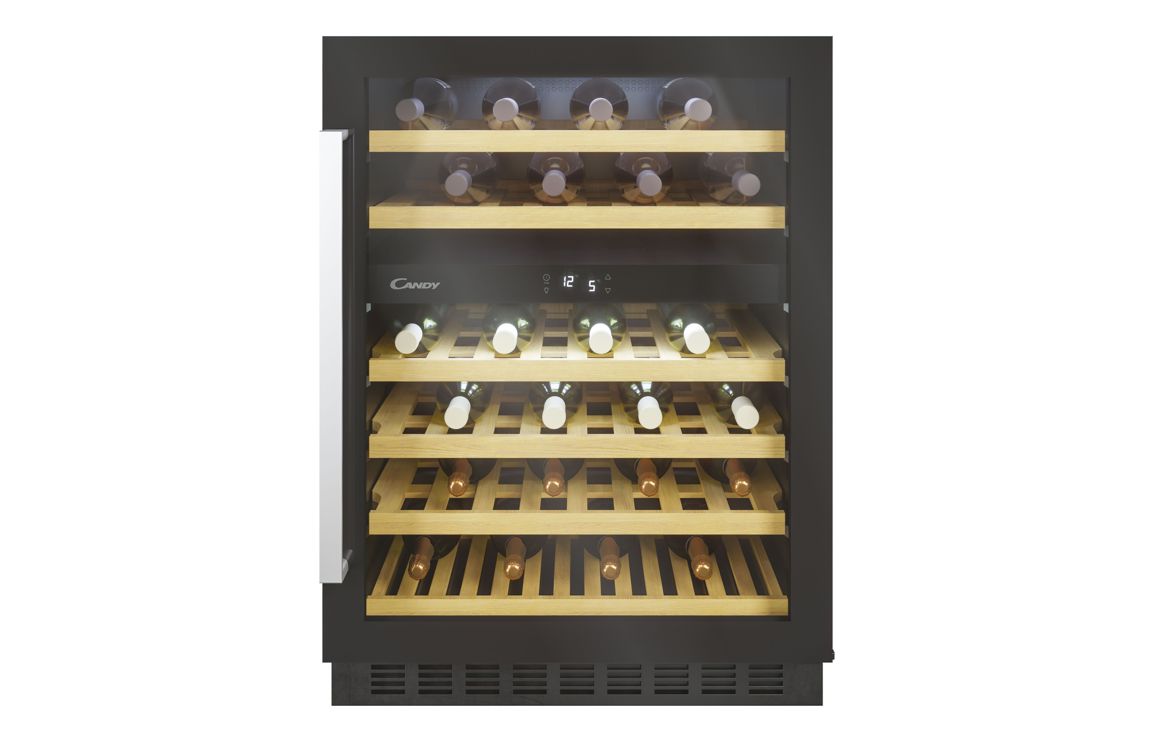 Candy CCVB 60D UK/N 60cm Wine Cooler - Black