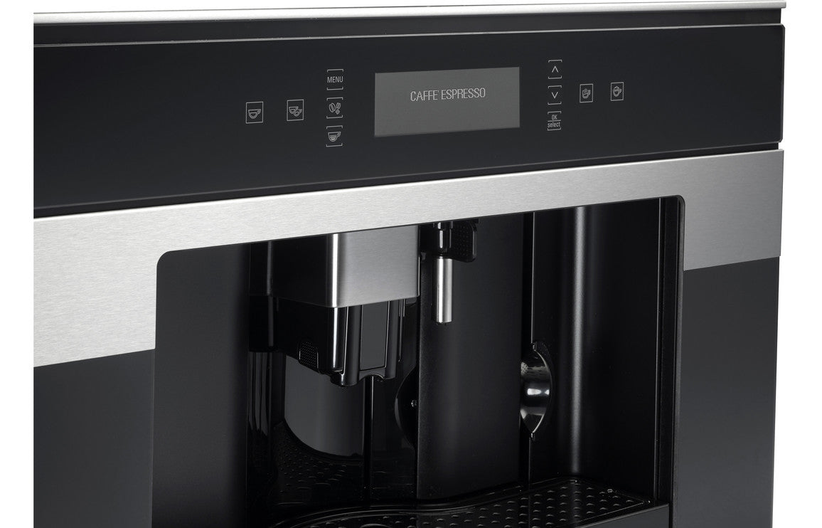 Hotpoint CM 9945 H 1.8L Coffee Machine - Dark Grey Glass