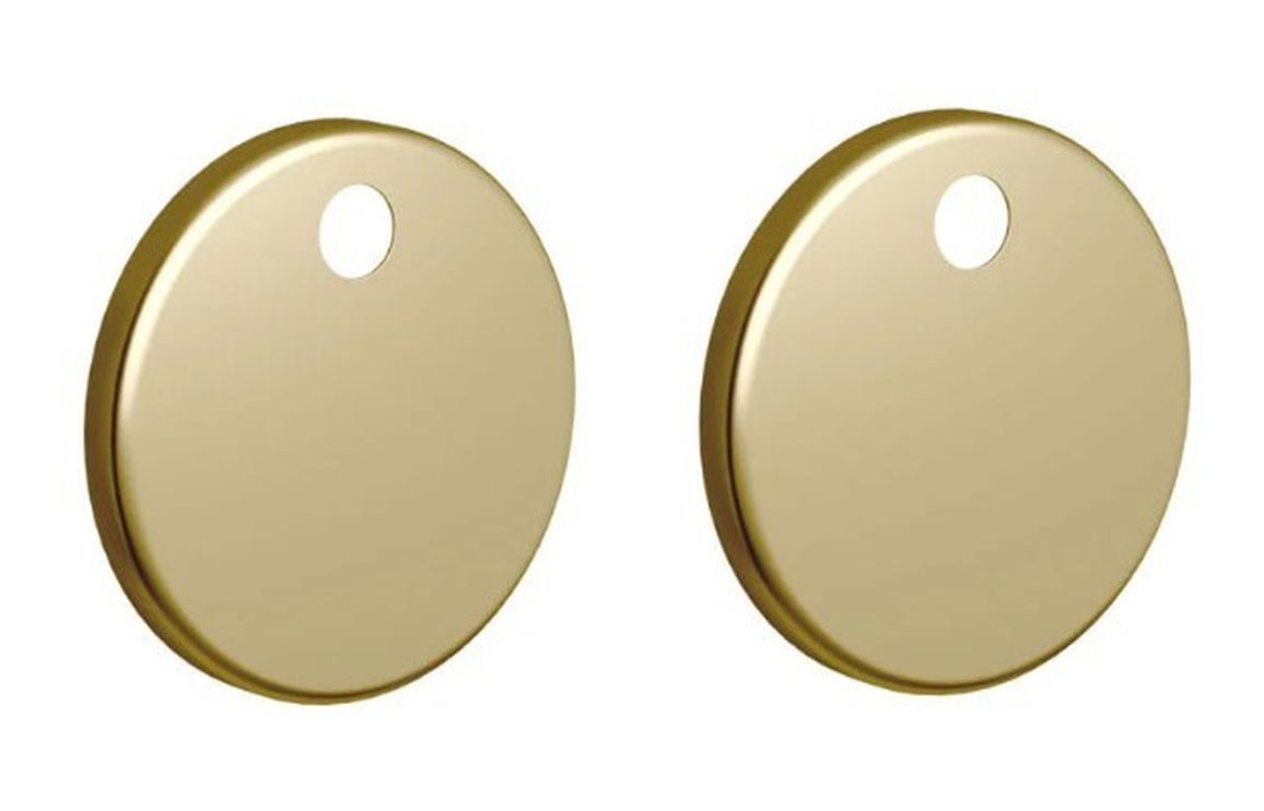 Darya 600mm Basin Unit &amp; Close Coupled WC Pack - Matt White With Brushed Brass Finishes