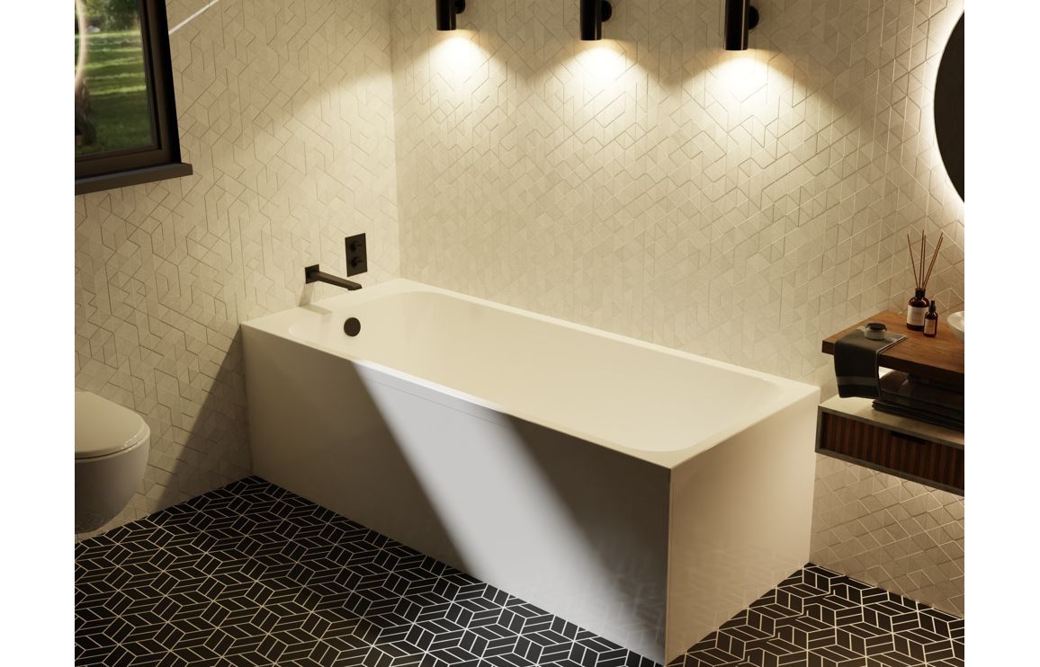Apo Round Single End 1700x700mm Tap Holesin Edge 0 Tap Holes Bath