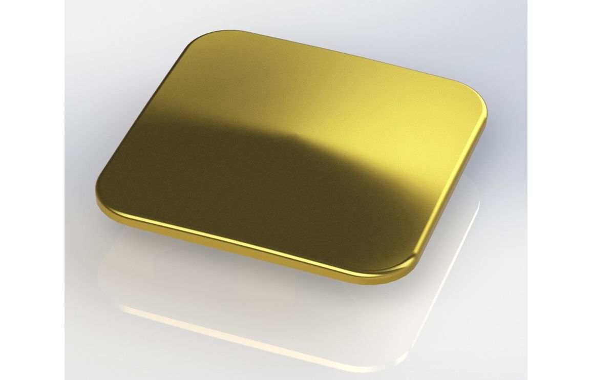 Anti-Slip Shower Tray Waste Cover - Brushed Brass
