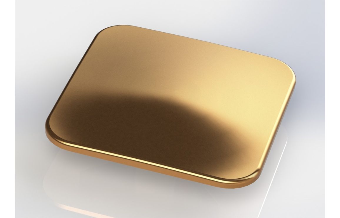 Anti-Slip Shower Tray Waste Cover - Brushed Bronze