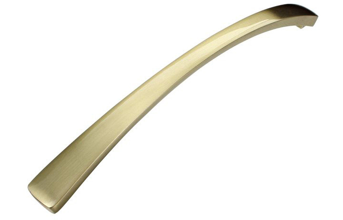 170mm Bow Handle - Brushed Brass