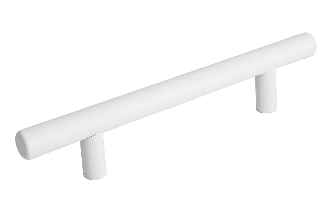 160mm T-Bar Handle - Matt White