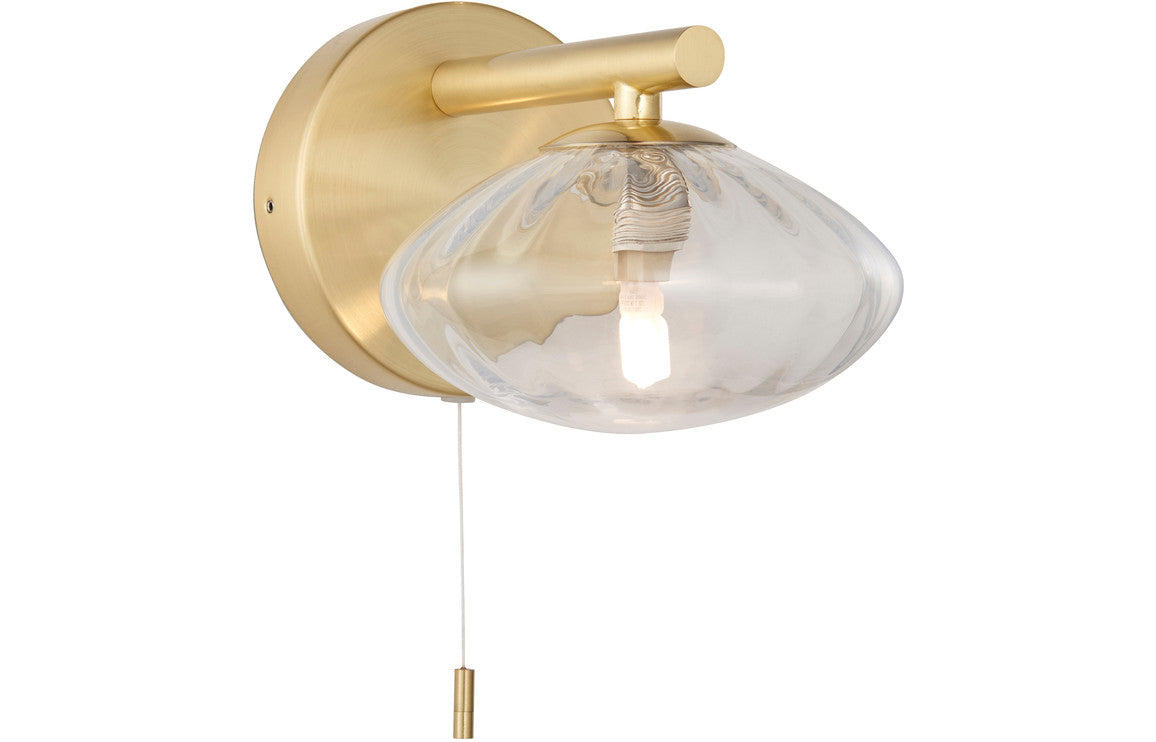 Alcea Wall Light - Brushed Brass