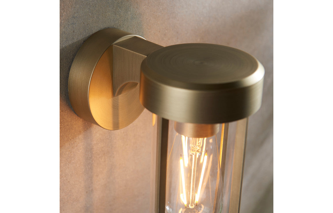 Hosta Wall Light - Brushed Brass