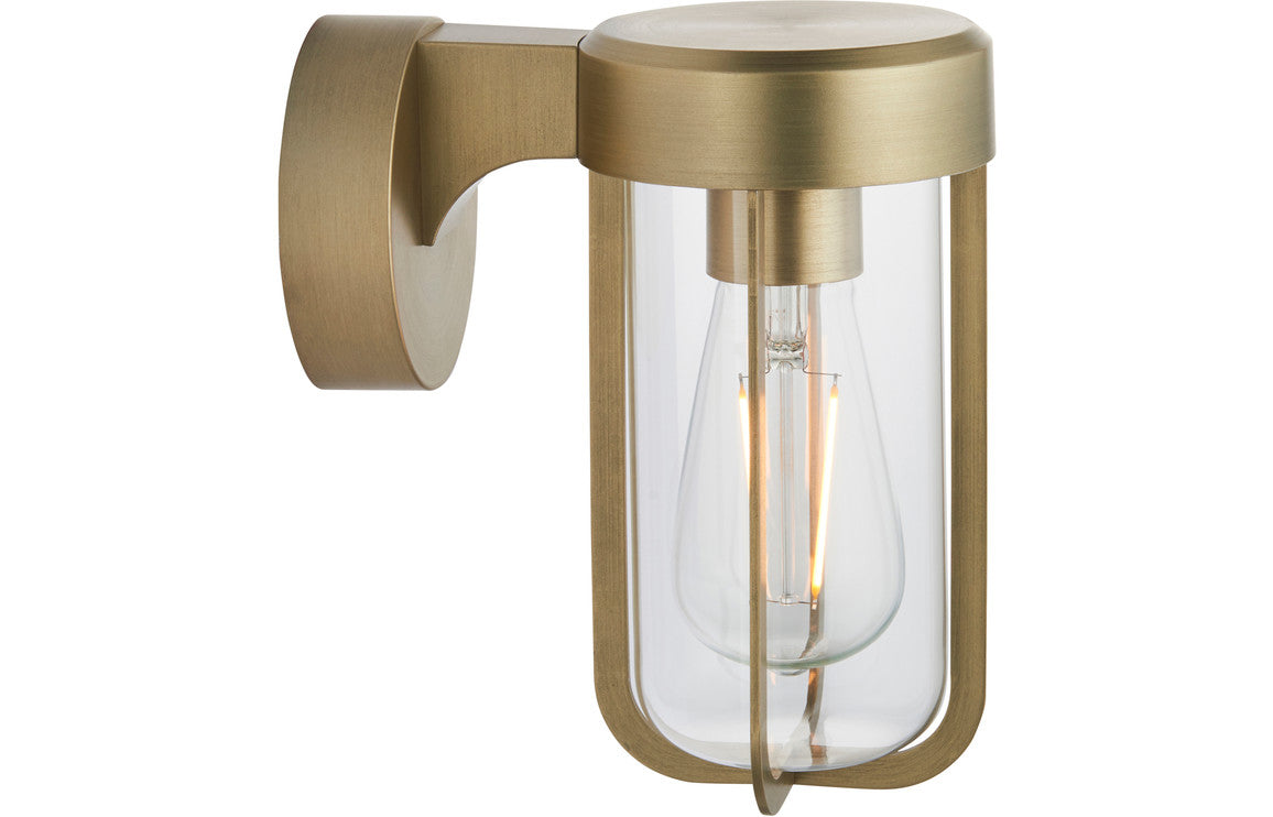 Hosta Wall Light - Brushed Brass