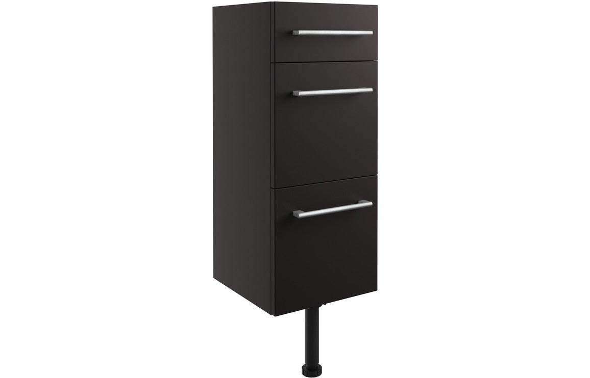 Annalise 300mm 3 Drawer Unit - Matt Graphite Grey