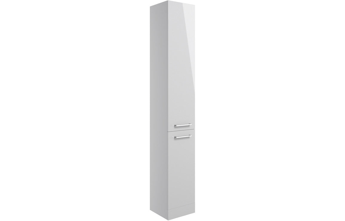 Bohai 350mm Floor Standing 2 Door Tall Unit - Grey Gloss