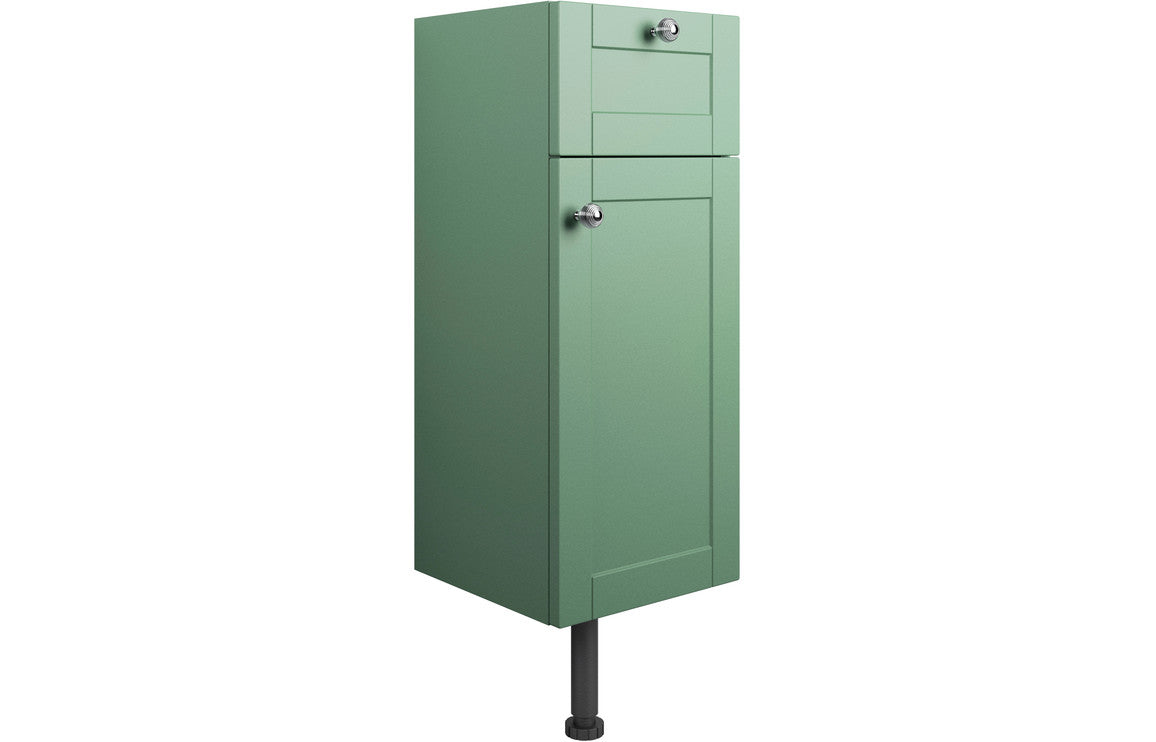 Dawson 300mm 1 Drawer  1 Door Base Unit - Matt Sage Green