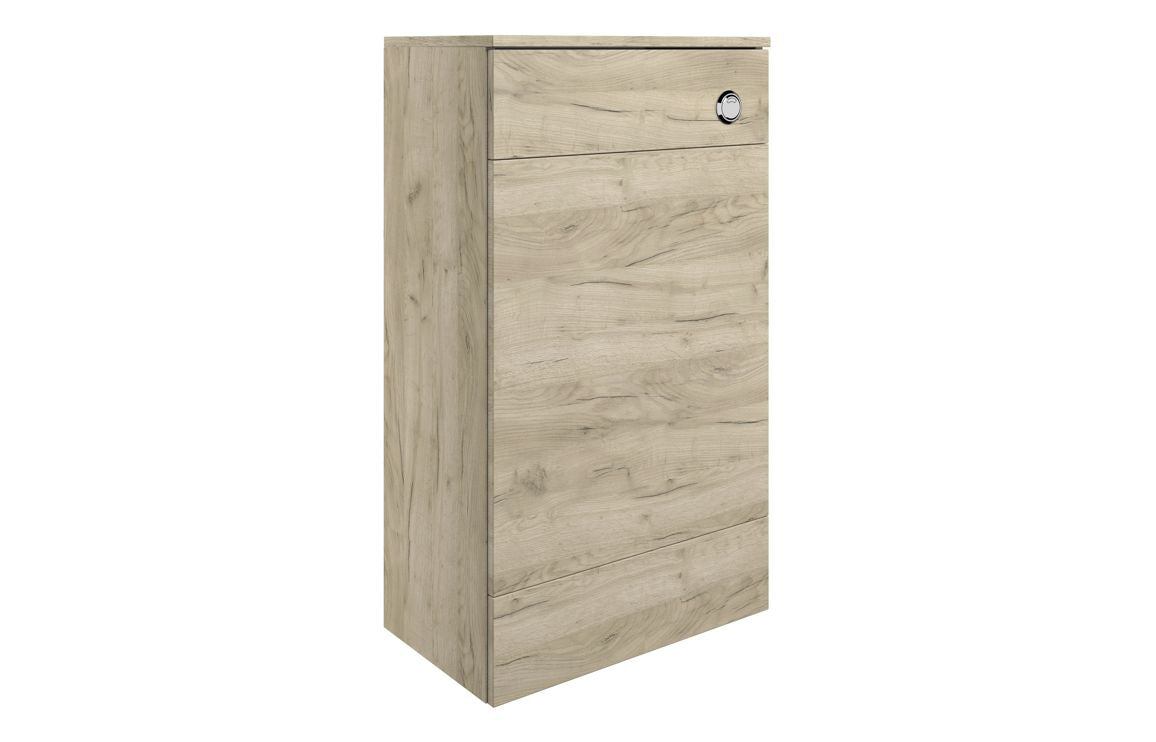 Bohai 510mm Floor Standing Furniture Pack - Oak with Brushed Brass Finishes
