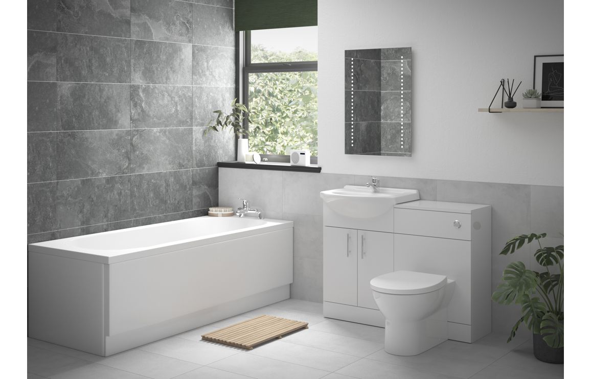 Derwent Full Suite with Rimless BTW WC &amp; Single End Bath