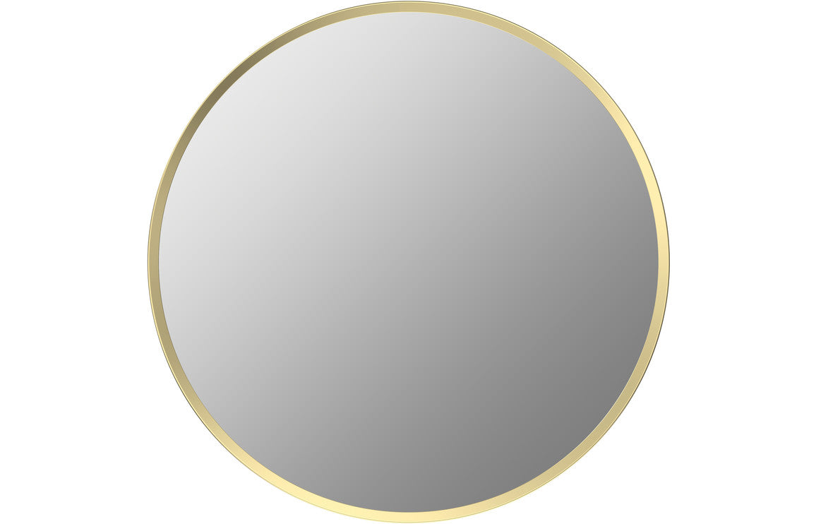 Buttermere 500mm Round Mirror - Brushed Brass