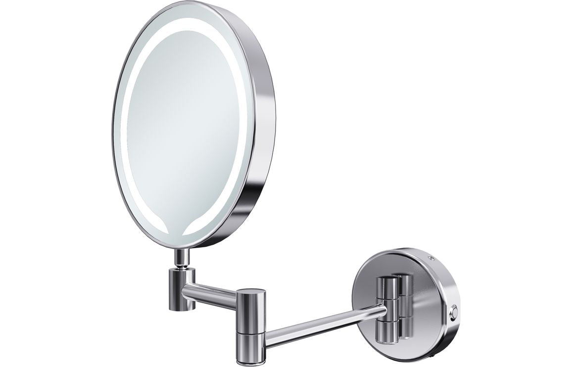 Ullswater Round LED Cosmetic Mirror - Chrome