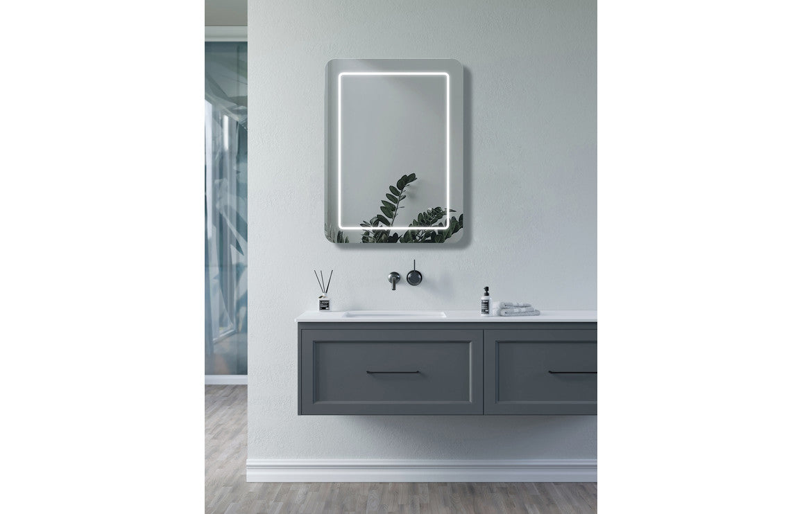 Louise 600x800mm Rectangle Front-Lit LED Mirror