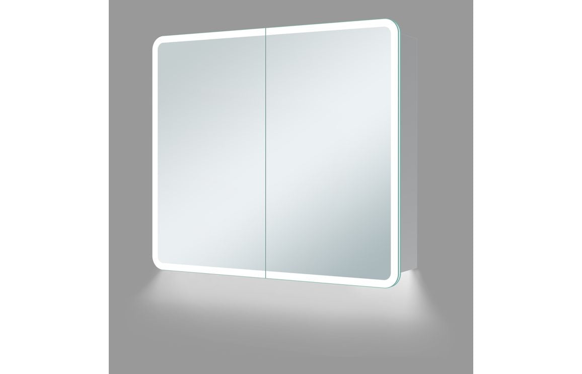 Victoria 600mm 2 Door LED Mirrored Cabinet
