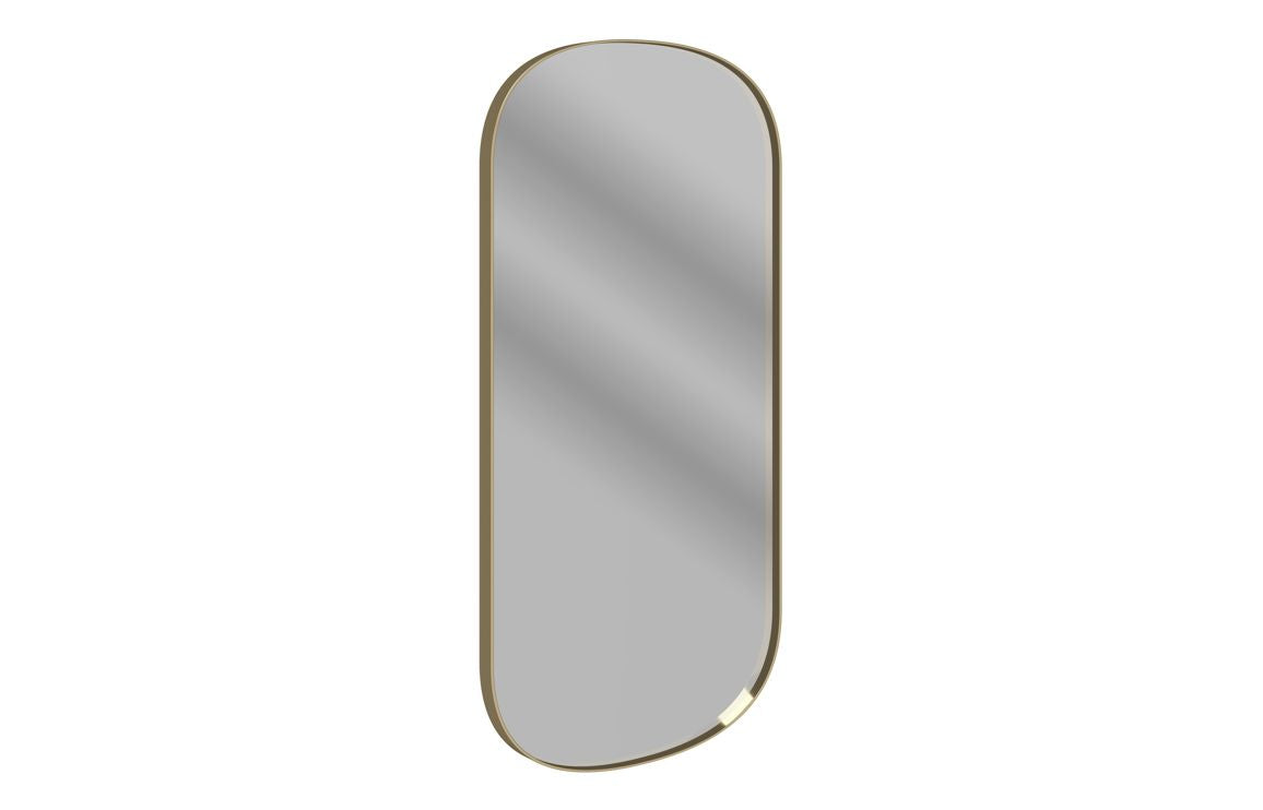 Buttermere 800x400mm Oblong Mirror - Brushed Bronze