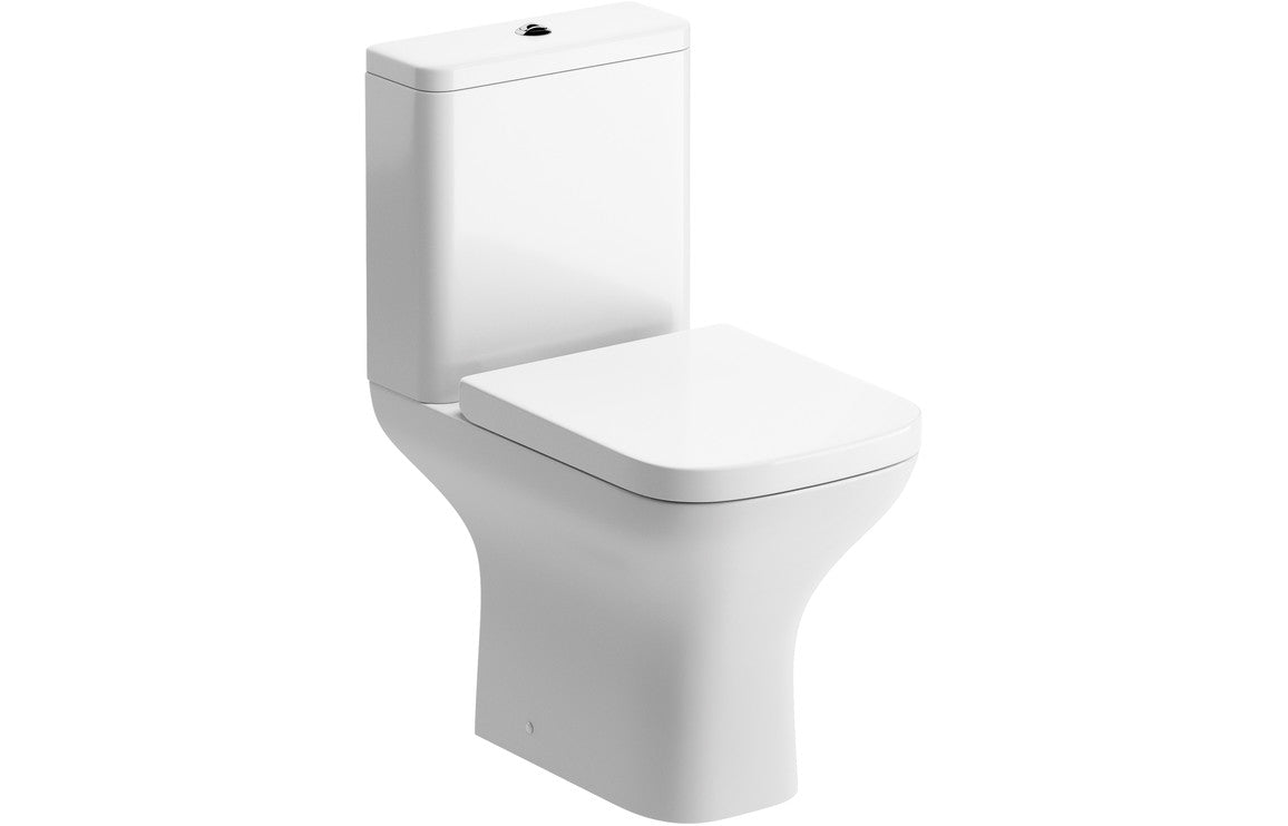 Kasai Wrapover Soft Close Toilet Seat - White
