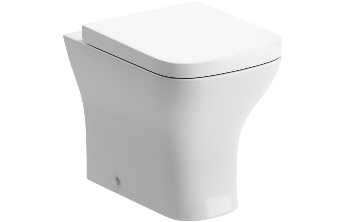 Bohai 510mm Floor Standing Furniture Pack - White Gloss with Black Finishes