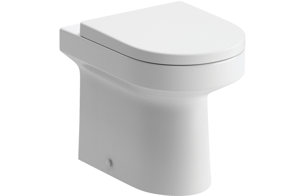 Elowen 900mm Furniture &amp; BTW WC Pack - Grey Gloss (RH)
