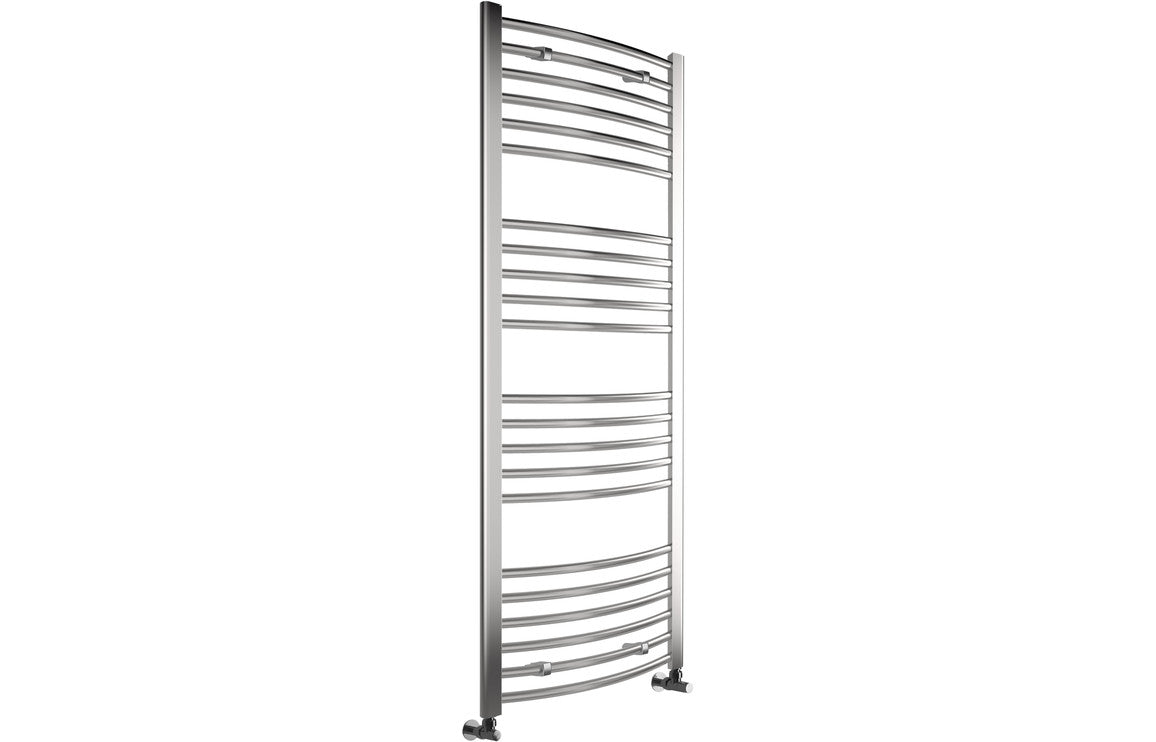 Monarda Curved 30mm Ladder Radiator (600x1600x30mm) - Chrome