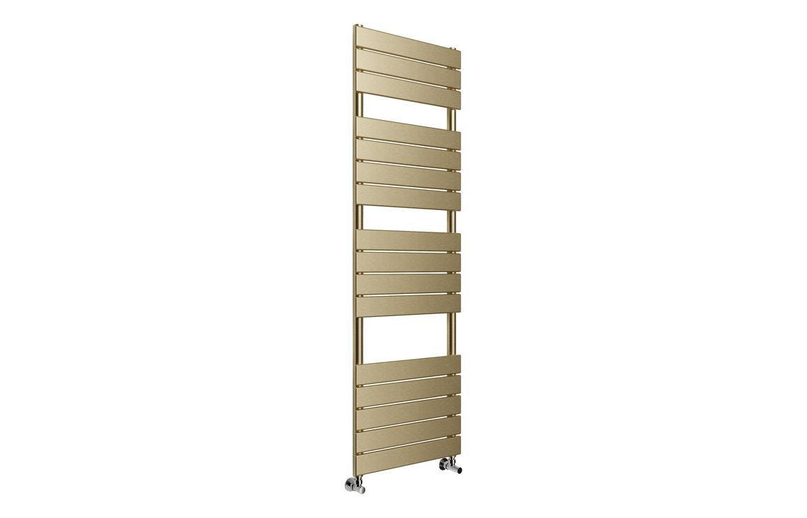 Sorbus Square Ladder Radiator (500x1500mm) - Brushed Brass