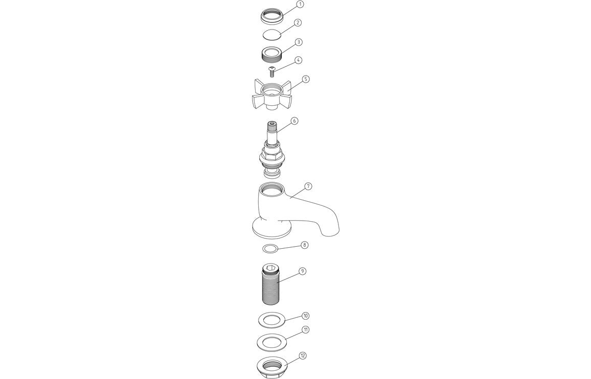 Benue Bath Taps - Chrome