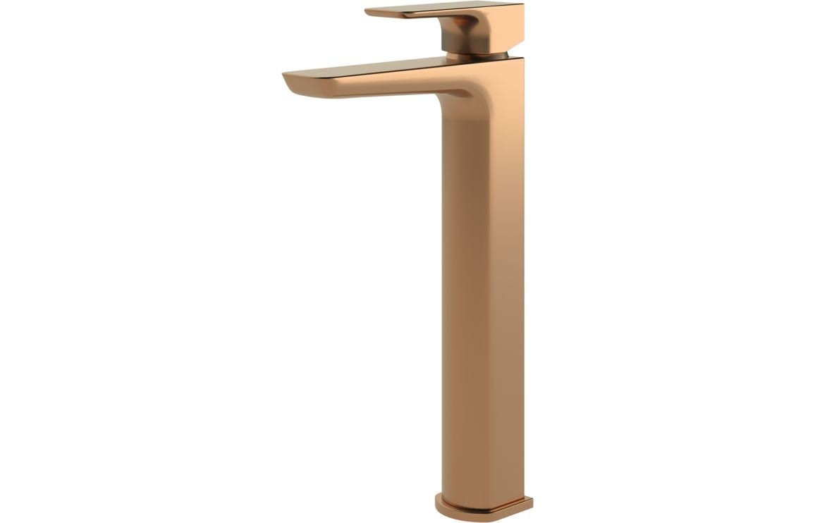 Komati Tall Basin Mixer - Brushed Bronze