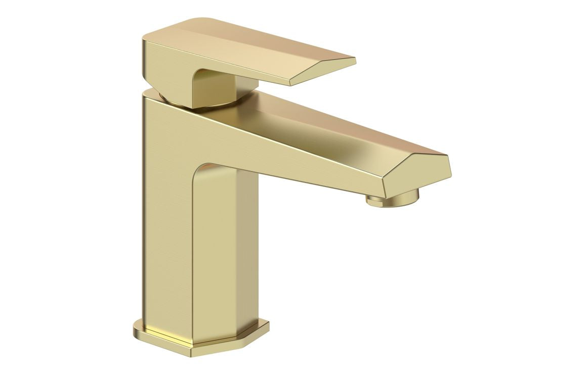 Purus Basin Mixer &amp; Waste - Brass