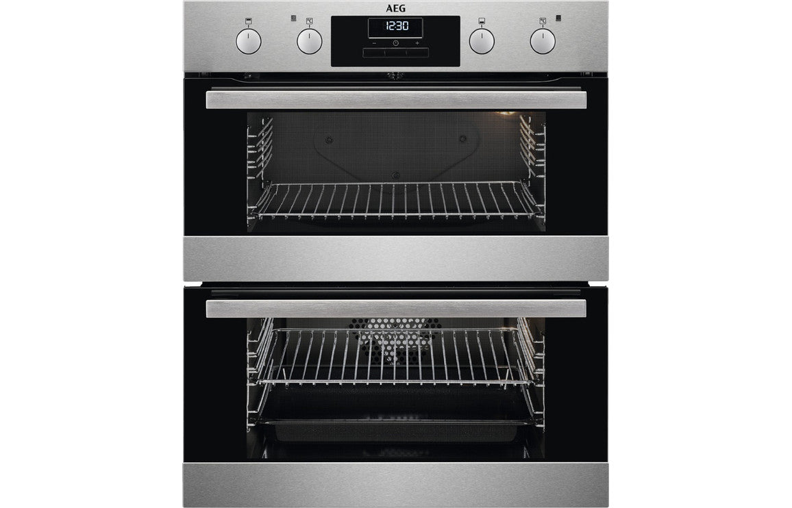 AEG DUB331110M B/U Double Electric Oven - Stainless Steel