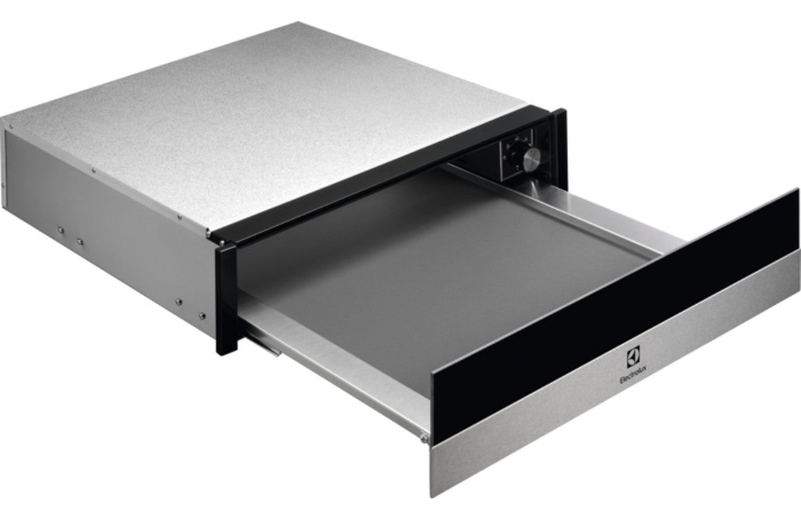 Electrolux EBD4X 14cm Warming Drawer - Black Glass &amp; St/Steel