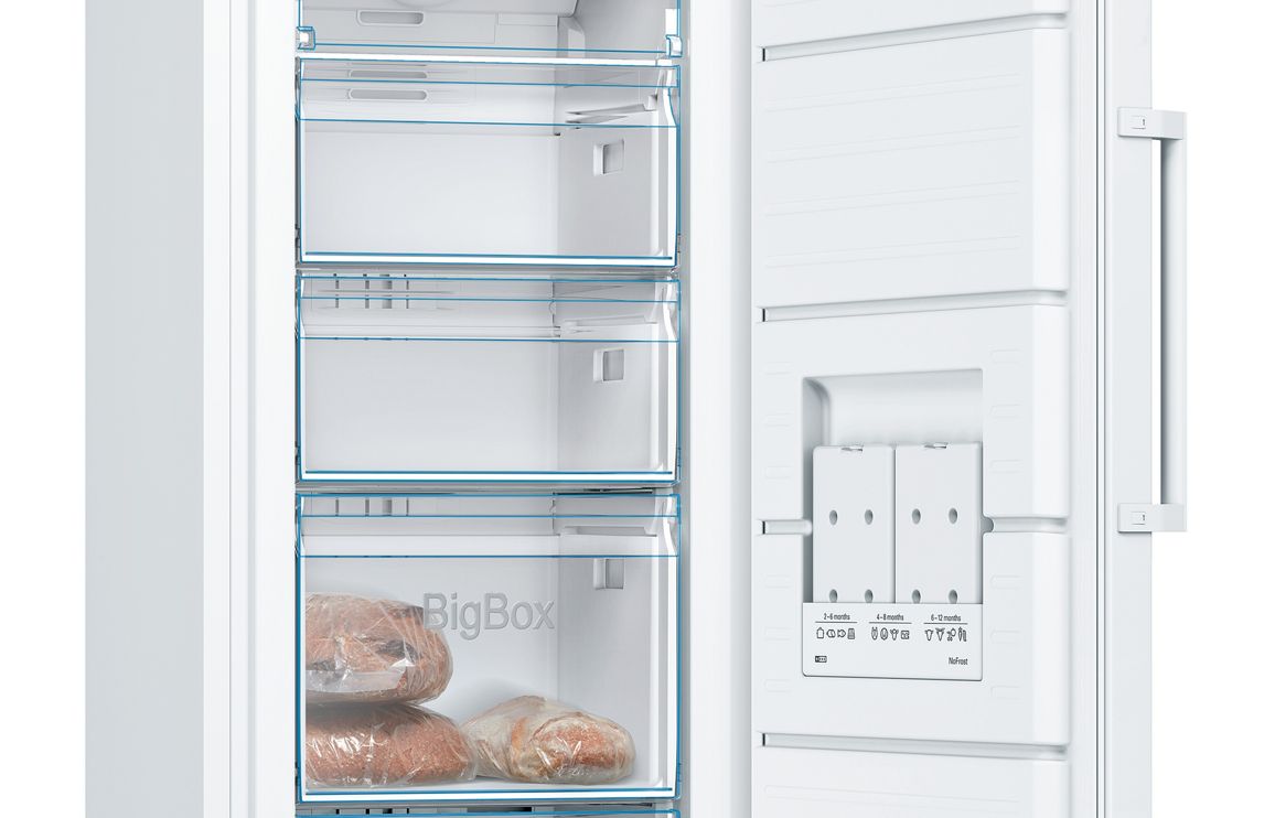 Bosch Series 2 GSN29VWEVG F/S NoFrost Tall Freezer - White