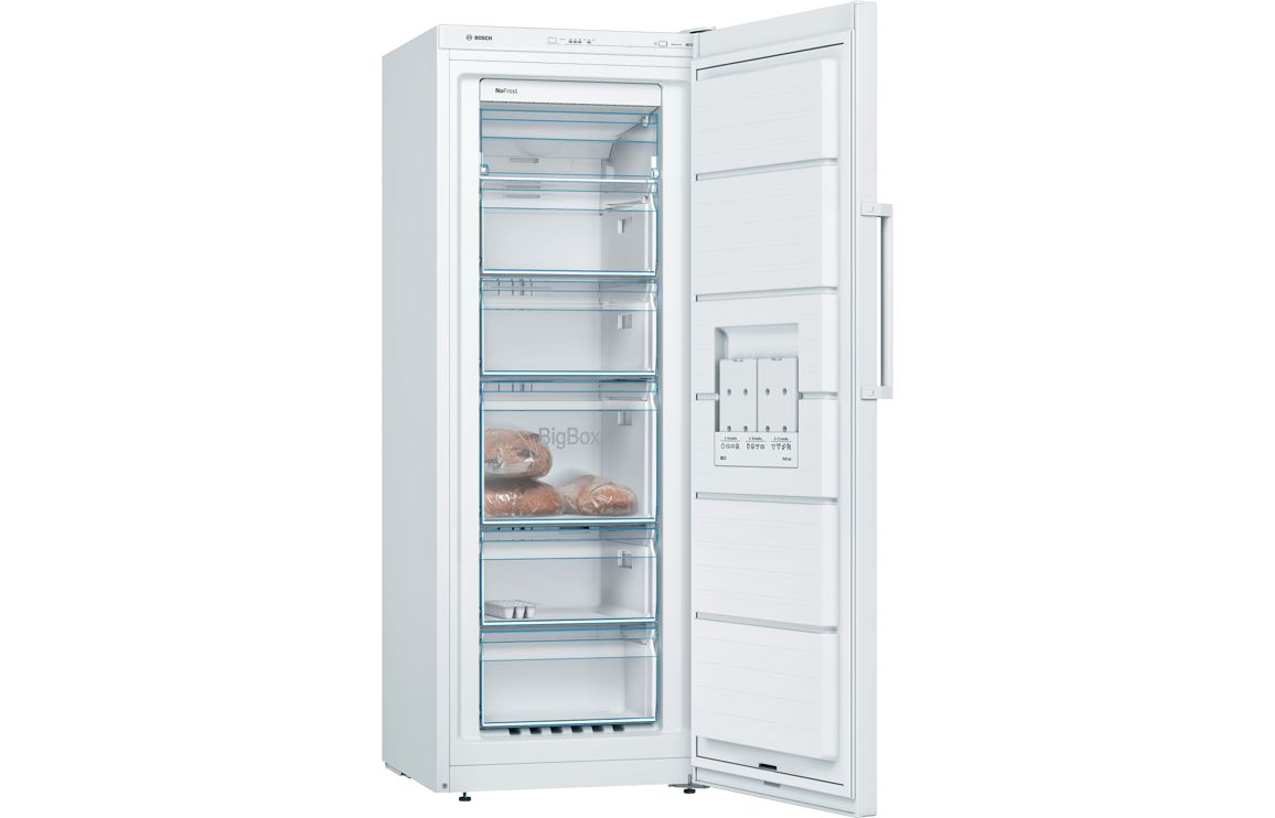 Bosch Series 2 GSN29VWEVG F/S NoFrost Tall Freezer - White