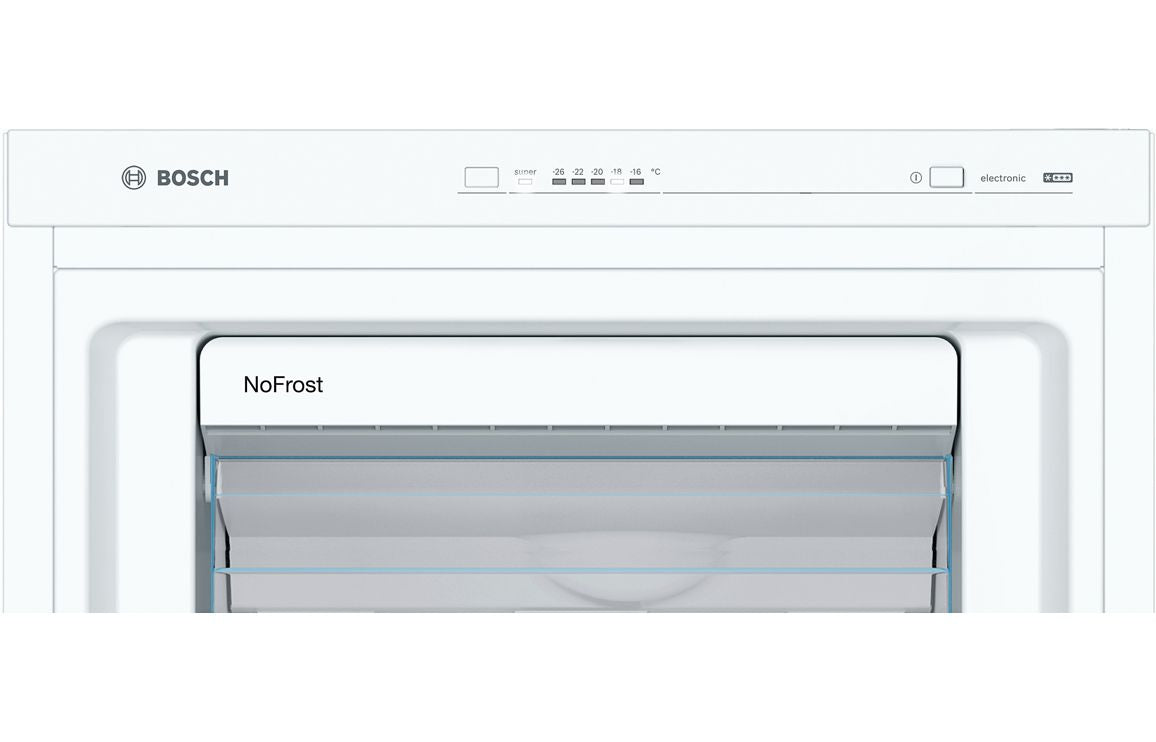 Bosch Series 2 GSN29VWEVG F/S NoFrost Tall Freezer - White